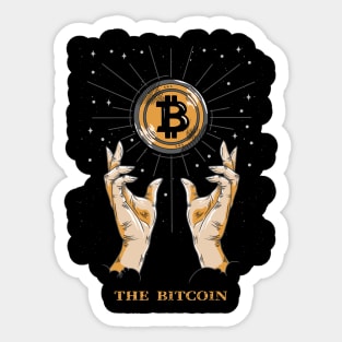 Tarot Card Bitcoin, The Sun Sticker